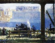 George Wesley Bellows Blue Morning USA oil painting artist